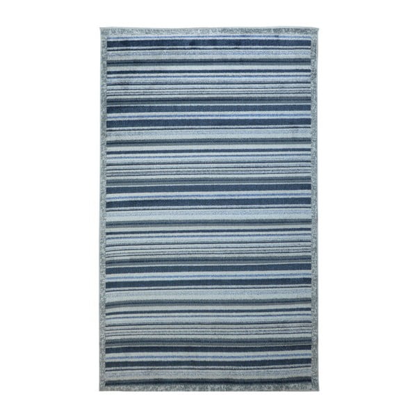 Niebiesko-szary dywan Webtappeti Lines, 137x200 cm