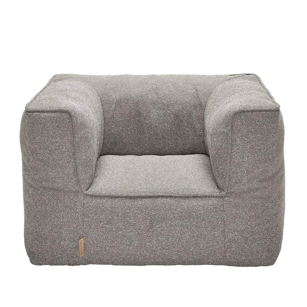 Szarobrązowy tapicerowany fotel ogrodowy Grow – Blomus