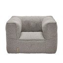 Szarobrązowy tapicerowany fotel ogrodowy Grow – Blomus