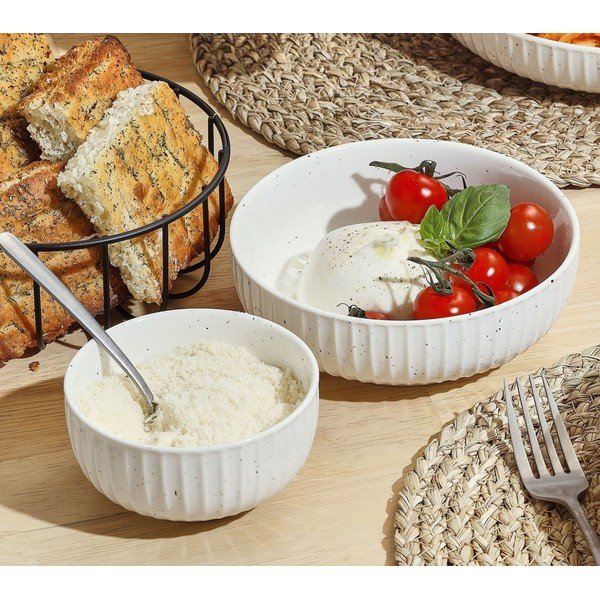 Biała miska 250 ml Ora Gloss – Salt&Pepper-image-1