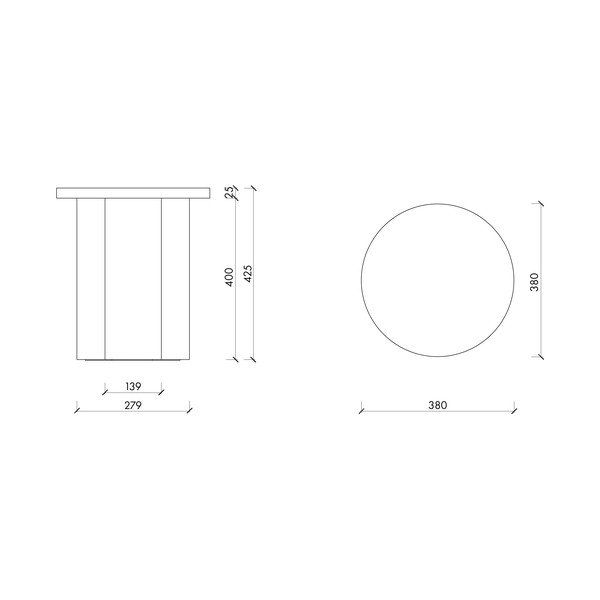 Czerwony stołek Oly – noo.ma-image-3