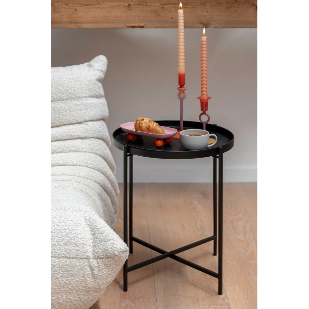 Metalowy okrągły stolik ø 40 cm Meseta  – Leitmotiv (zdjęcie 2)