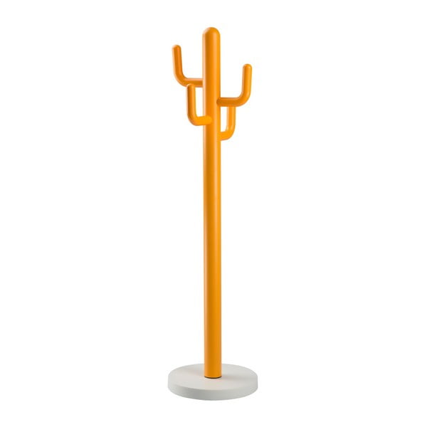 Żółty wieszak Kare Design Kaktus