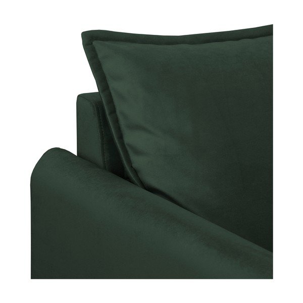 Ciemnozielona aksamitna sofa 138 cm Juli – Ropez-image-4
