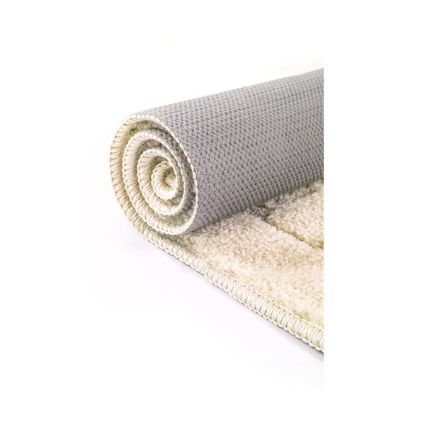 Kremowe dywaniki łazienkowe zestaw 2 szt. 50x80 cm Kareli – Foutastic-image-4