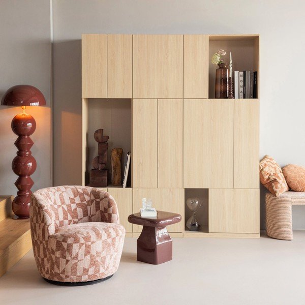 Szafka modułowa w naturalnym kolorze 188x215 cm Build – WOOOD-image-1