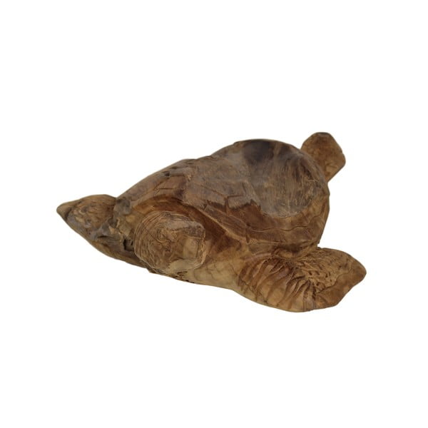 Dekoracja z drewna tekowego HSM Collection Turtle