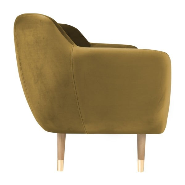 Sofa 2-osobowa w kolorze złota Mazzini Sofas Amelie-image-1