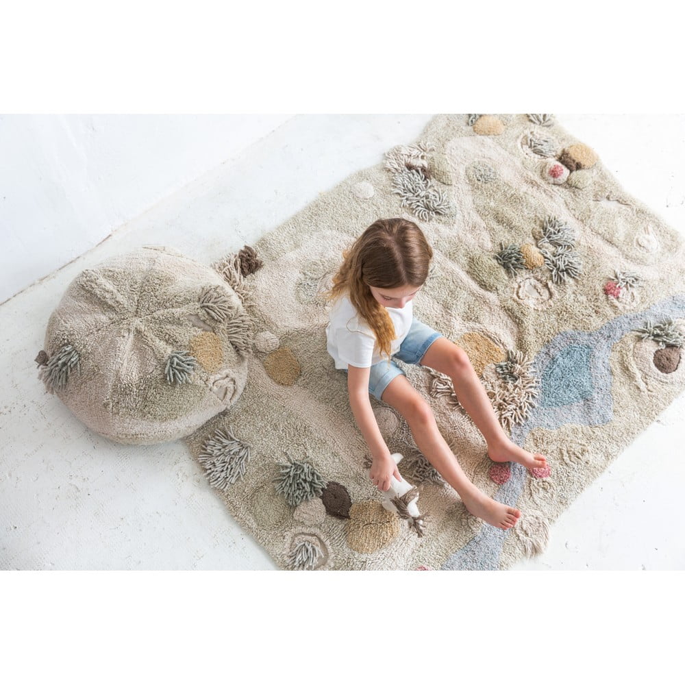 Beżowy bawełniany dziecięcy dywan do zabawy 120x160 cm Path of Nature – Lorena Canals (zdjęcie 3)