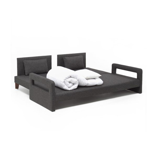 Szara sofa rozkładana Balcab Home Hannah Pattern-image-3