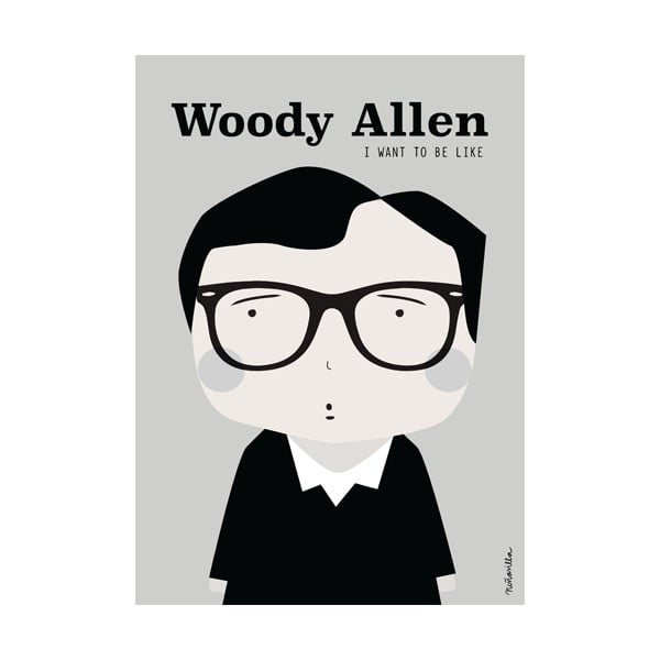 Plakat NiñaSilla Woody Allen, 21x42 cm