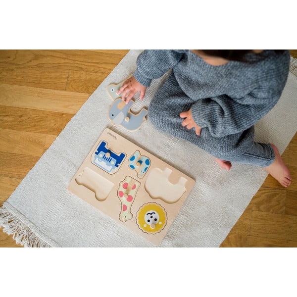 Drewniane puzzle (liczba elementów 6) Safari – Kindsgut-image-1