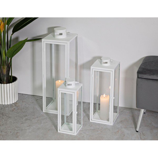 Metalowy lampion 3 szt. (wysokość 66 cm) – Mauro Ferretti-image-1