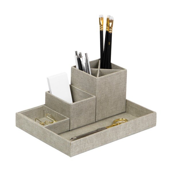 Beżowy 4-częściowy przybornik Bigso Box of Sweden Lena-image-2