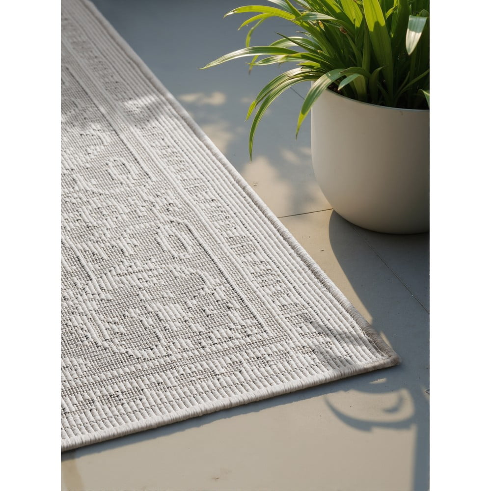 Dywan odpowiedni na zewnątrz w szaro-śmietankowym kolorze 120x170 cm Duet Kona – NORTHRUGS (zdjęcie 8)