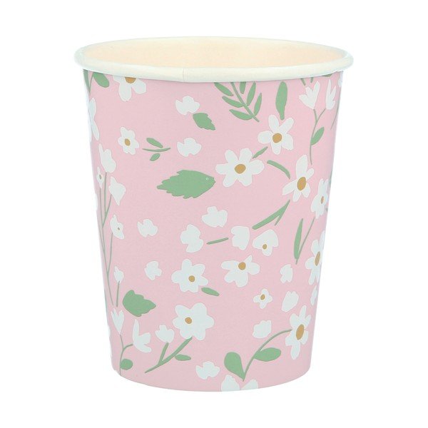 Papierowe jednorazowe kubki zestaw 12 szt. Ditsy – Meri Meri-image-2