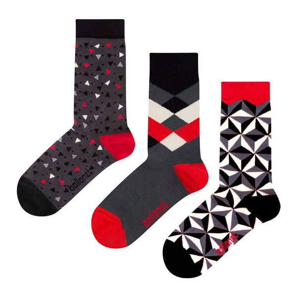 Prezentowy zestaw skarpetek Ballonet Socks Abstract, rozmiar 36-40