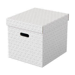 Zestaw 3 białych pudełek do przechowywania Esselte Home, 32x36,5 cm