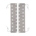 Szarobeżowe podkładki na zestaw ogrodowych mebli dziecięcych zestaw 2 szt. 18x90 cm Little Stars – Roba