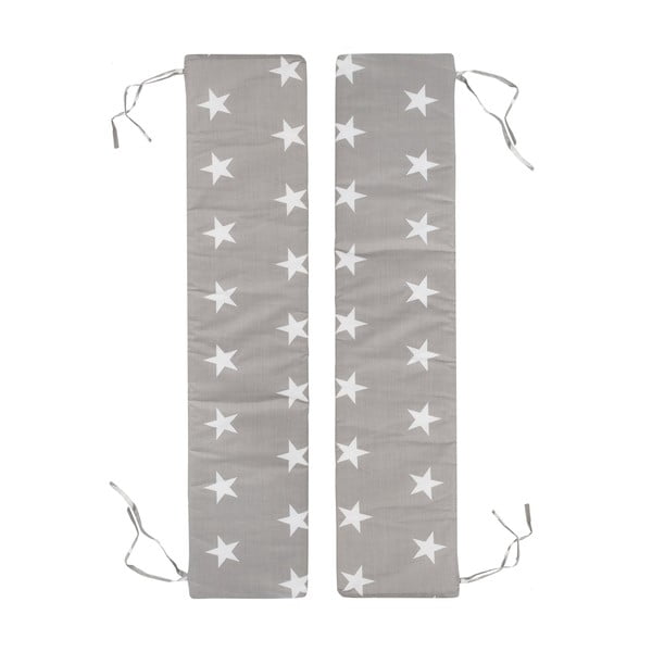 Szarobeżowe podkładki na zestaw ogrodowych mebli dziecięcych zestaw 2 szt. 18x90 cm Little Stars – Roba