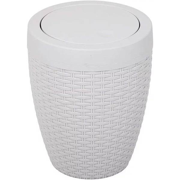 Jasnobeżowy kosz do łazienki Addis Premium, 5 l