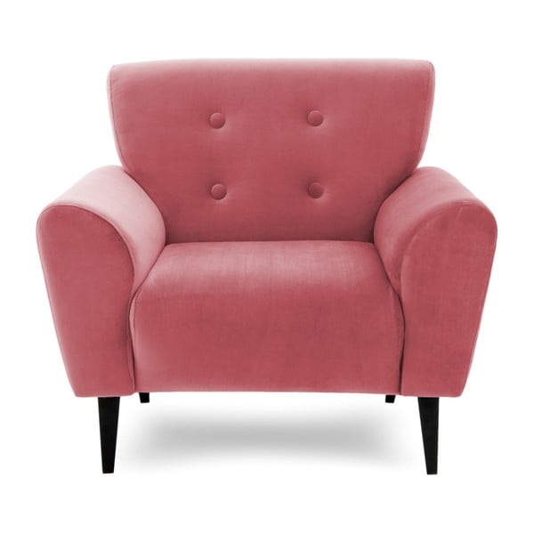 Różowy fotel Vivonita Kiara