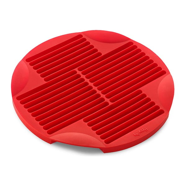 Czerwona silikonowa forma do pieczenia paluszków Lékué Sticks, ⌀ 25 cm