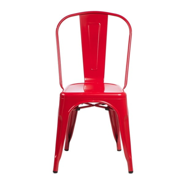 Czerwone krzesło D2 Paris