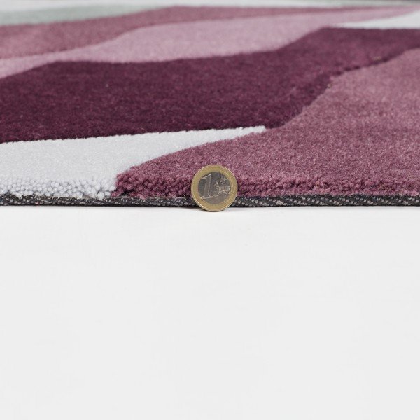 Szaro-fioletowy dywan Flair Rugs Splinter Purple, 160x220 cm-image-1