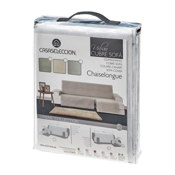 Jasnoszary pokrowiec na sofę 4-osobową Urban – Casa Selección-image-4