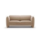 Brązowa aksamitna sofa 168 cm Georgia – Micadoni 