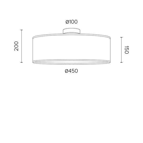 Lampa sufitowa z kloszem z forniru wiśniowego Sotto Luce TSURI XL, ø 45 cm-image-2