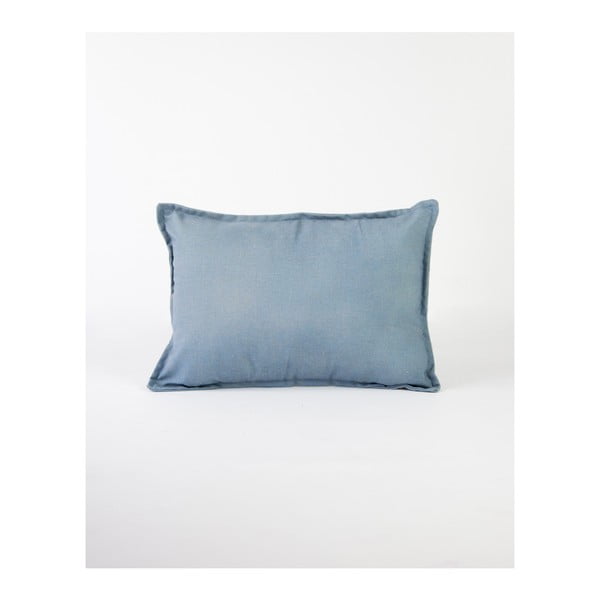 Jasnoniebieska poszewka na poduszkę z domieszką lnu Surdic, 50x35 cm