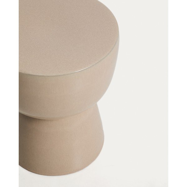Okrągły stolik ogrodowy ceramiczny 36x36 cm Mesquida – Kave Home