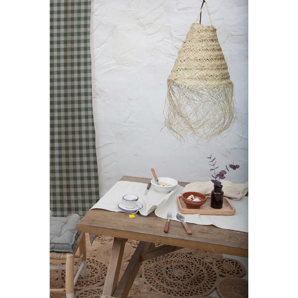 Zielona zasłona Really Nice Things Cortina Hogar Green Vichy-image-1