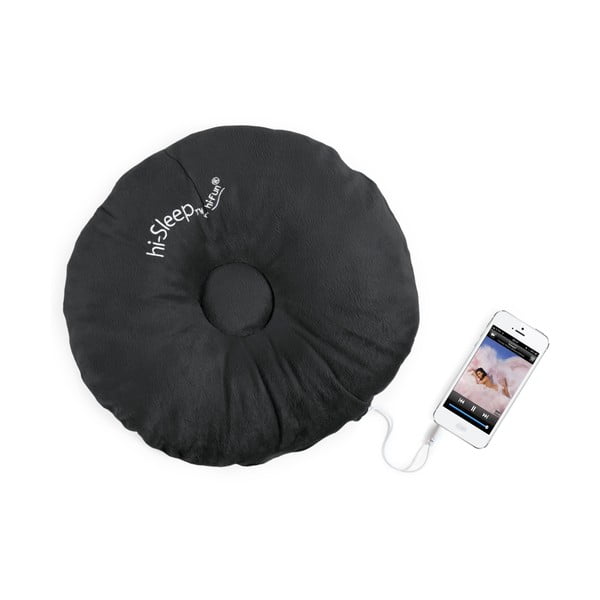 Poduszka z wbudowanym głośnikiem hi-Sleep, czarna