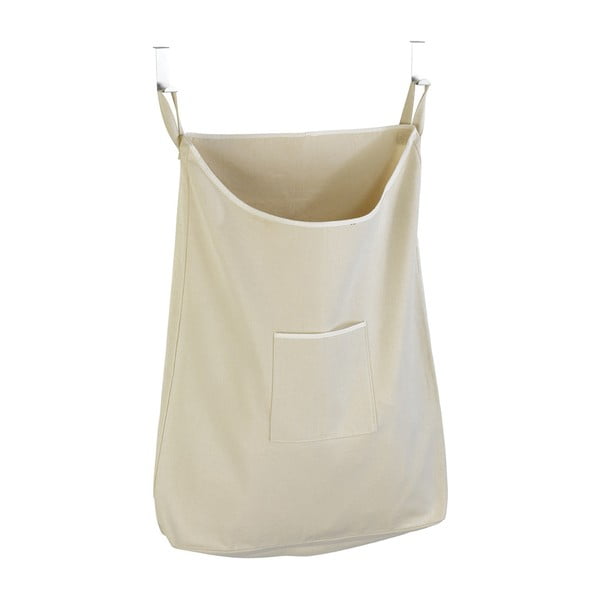 Beżowy wiszący kosz na pranie Wenko Door Laundry, 65 l