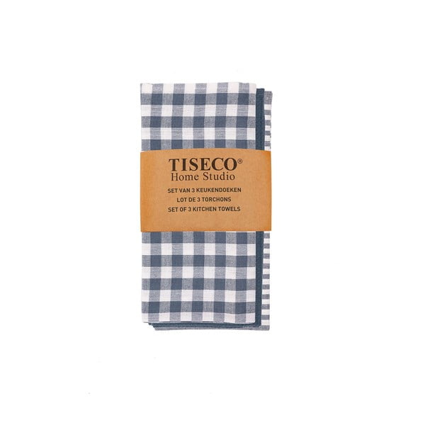 Bawełniane ścierki zestaw 3 szt. 70x50 cm Lines – Tiseco Home Studio-image-1