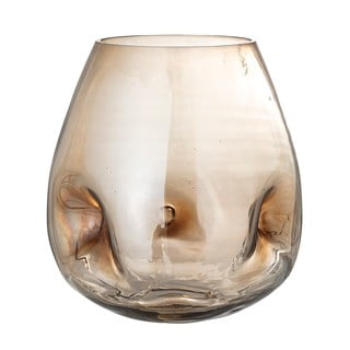 Brązowy szklany wazon Bloomingville Ifza, wys. 20 cm