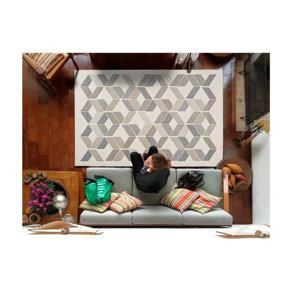 Szary dywan Universal Kerala Cusmo Grey, 80x150 cm-image-1