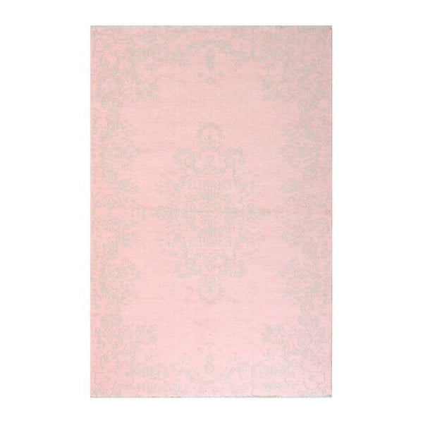 Różowo-beżowy dywan dwustronny Vitaus Lauren, 77x200 cm