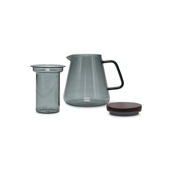 Szary szklany dzbanek do herbaty z sitkiem 930 ml Luma – S|P Collection-image-3
