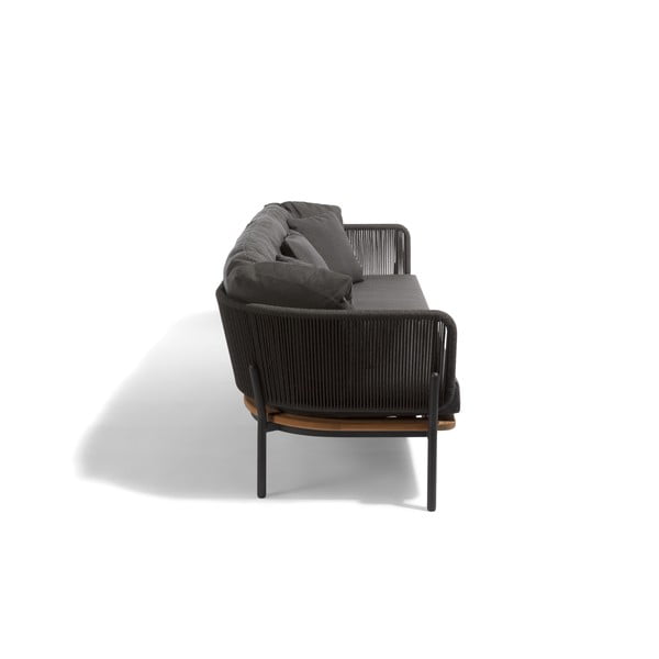 Ciemnoszara sofa ogrodowa Omer – Diphano-image-4