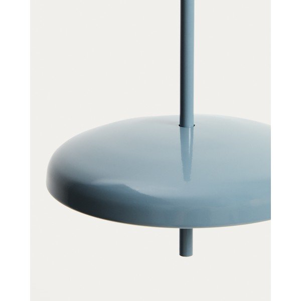 Niebieska lampa wisząca LED ze ściemniaczem z metalowym kloszem ø 16 cm Porte – Kave Home-image-4