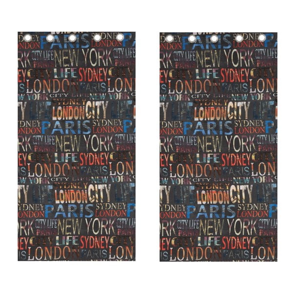 Zasłona City Life, 168x183 cm