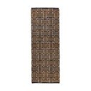 Czarno-naturalny chodnik z mieszanki juty tkany ręcznie 80x230 cm Meander Jute – Flair Rugs