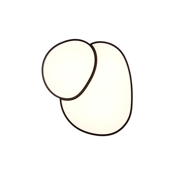 Czarna lampa sufitowa LED 63.5x77 cm Rise – Trio-image-1