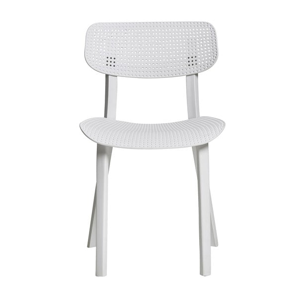 Zestaw 4 białych krzeseł do jadalni Marckeric Eleni-image-3