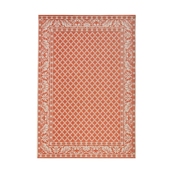 Pomarańczowo-kremowy dywan odpowiedni na zewnątrz NORTHRUGS Royal, 115x165 cm