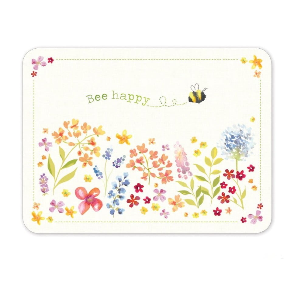 Zestaw 4 mat stołowych 29x21 cm Cooksmart ® Bee Happy